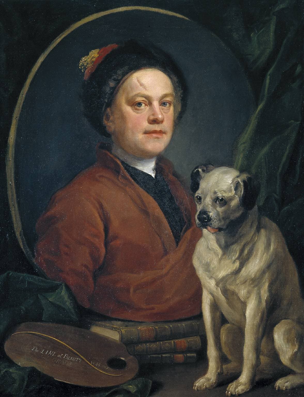 Portrait of Hogarth, William