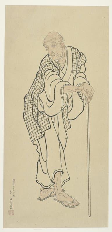 Portrait of Katsushika Hokusai
