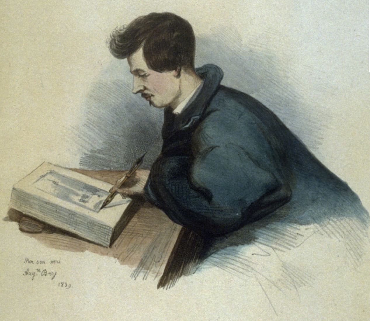 Portrait of Raffet, Auguste