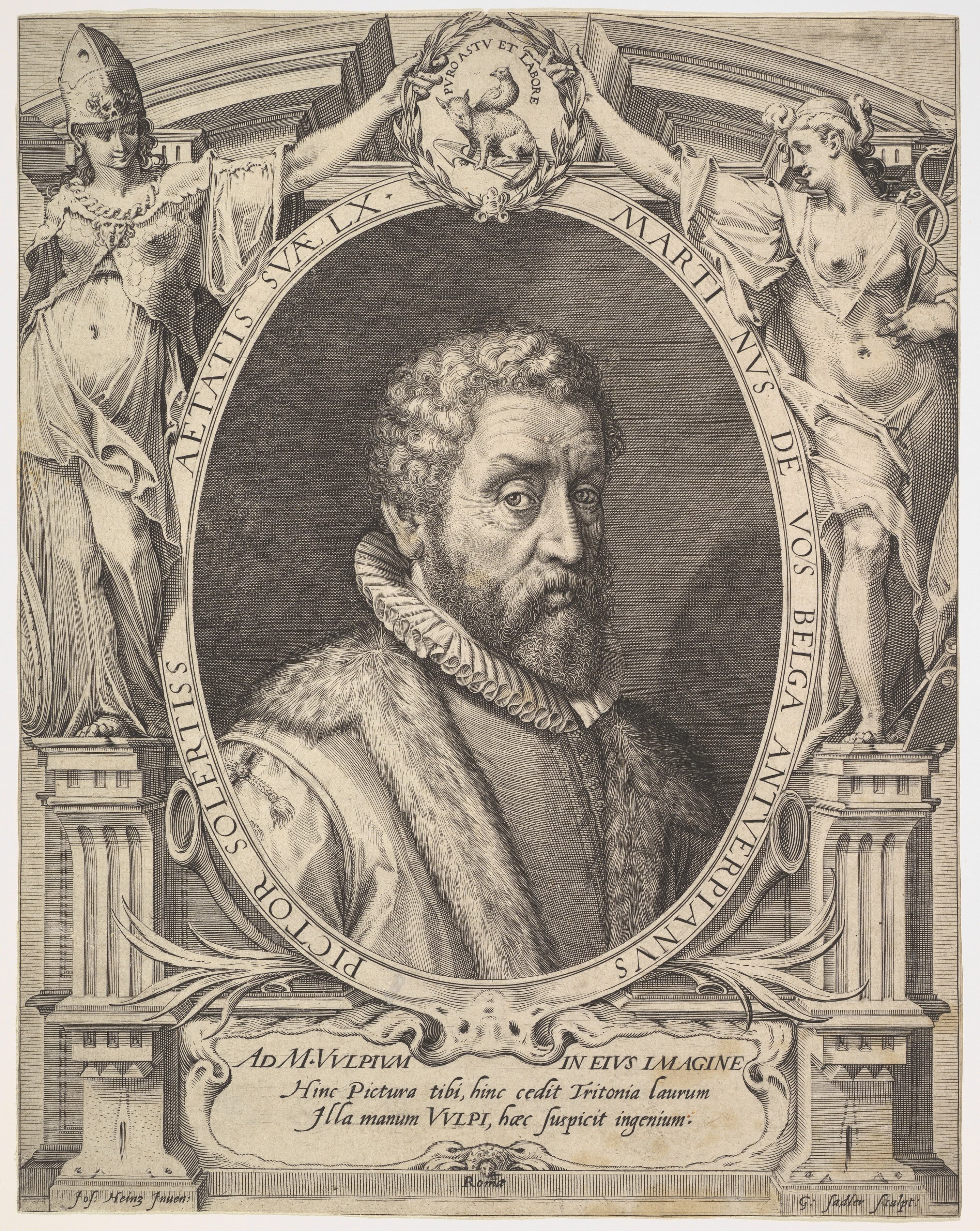 Portrait of Vos, Marten de, the elder