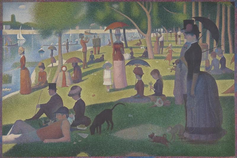 A Sunday on La Grande Jatte (1884) by Georges Seurat AIC — A Sunday on La Grande Jatte (1884) by Georges Seurat