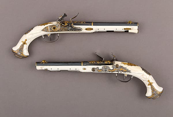 Pair of Flintlock Pistols of Empress Catherine the Great (1729–1796)