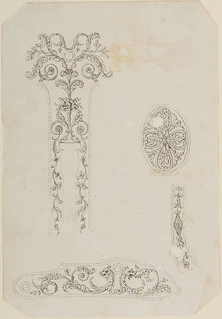 Four Designs for the Decoration of Firearms