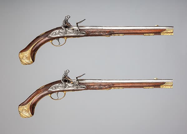 Pair of Flintlock Holster Pistols