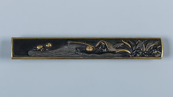 Knife Handle (Kozuka) with Certificate of Authenticity (Orikami)