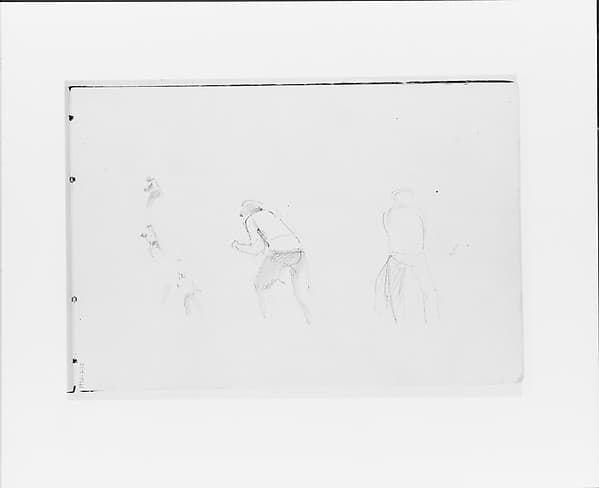 Studies of Field Laborers (from Sketchbook VII)