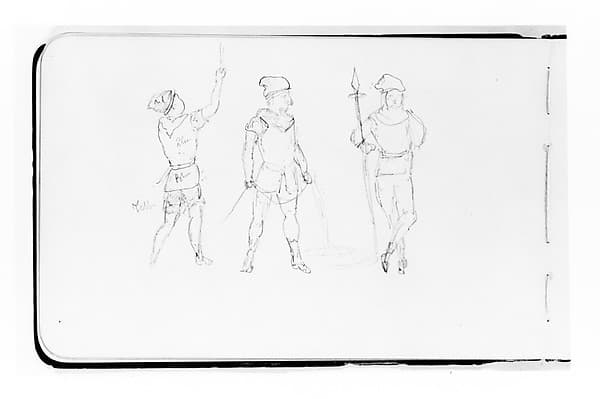Three Figures (from Sketchbook)