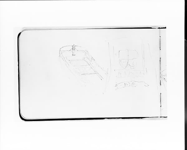 Study of a Rowboat: View Toward the Stern (from Sketchbook)