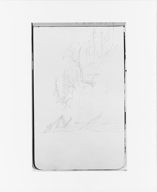 Cliffside with Trees (from Sketchbook)