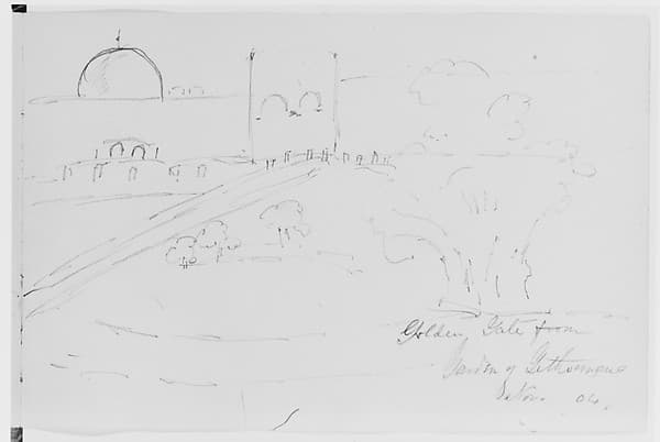 Golden Gate, 1904 (from Sketchbook)