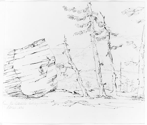 From the Catskills Looking South (from Sketchbook)