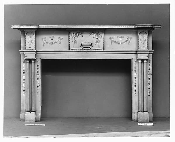 Mantel with Wellford Ornament from Beltzhoover House, Carlisle, Pennsylvania