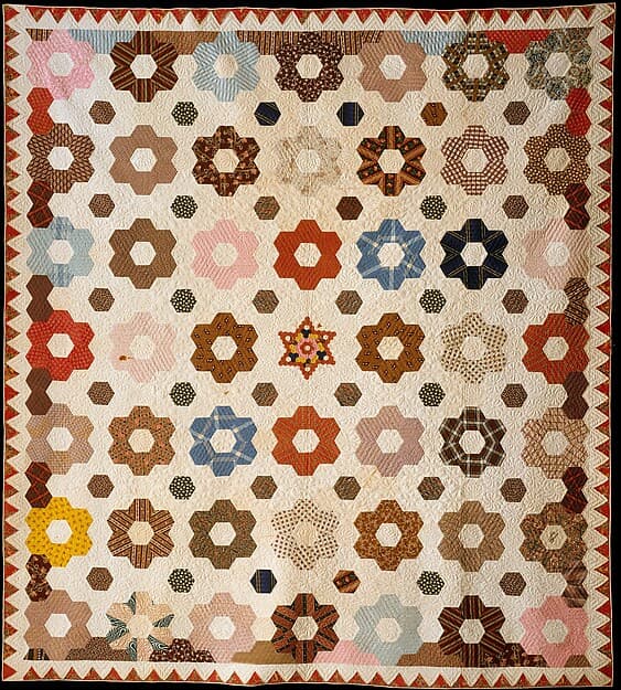 Quilt, Hexagon or Honeycomb pattern