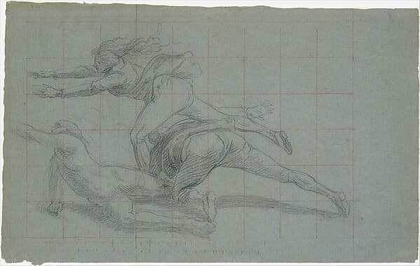 Study for "The Siege of Gibraltar": Three Figures