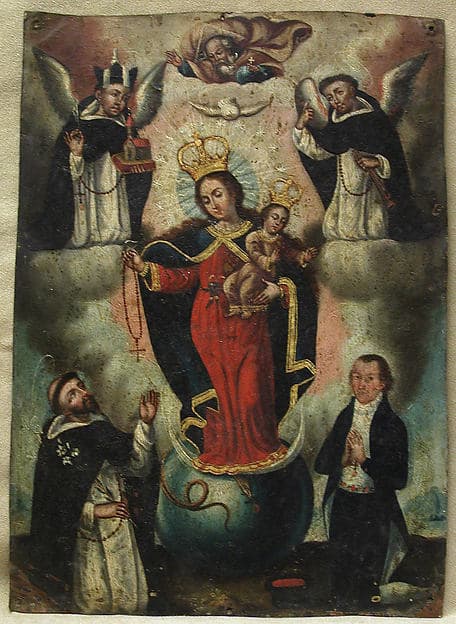 Virgin of the Rosary with Dominican Saints and Donor