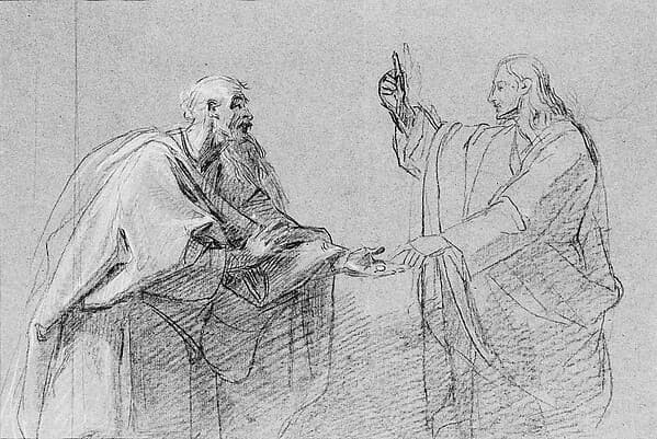 Study for "The Tribute Money"