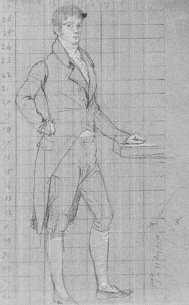 Study for "The Knatchbull Family": Norton Joseph Knatchbull