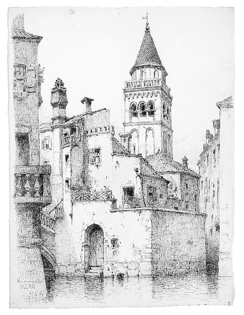 Campanile and Rio di San Polo, Venice