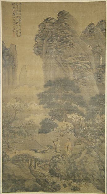 明 謝時臣 谿山春曉圖 軸|Spring Morning in the Mountains