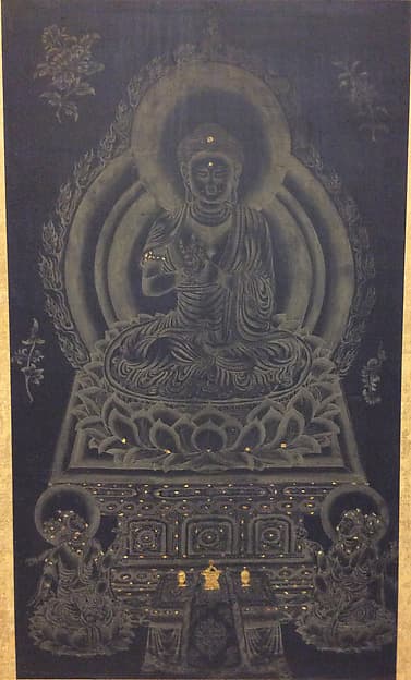 Buddha Seated on Lotus Throne