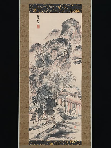 春景山水図 (Shunkei sansui zu)|Spring Cleaning