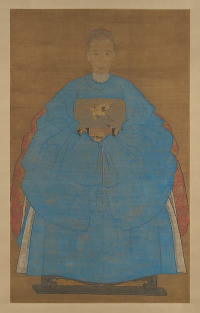 明 阮祖德 老婦像 軸|Portrait of an Old Lady