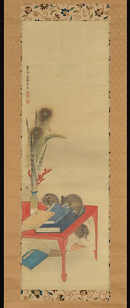 楓鼠図 (Fūso zu)|Rats on a Scholar’s Desk