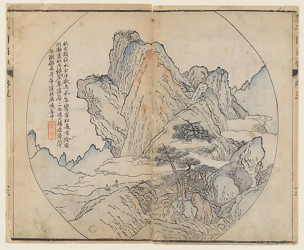 Page from the Mustard Seed Garden Manual of Painting