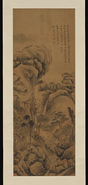 清 謝蘭生 山水 軸|Landscape