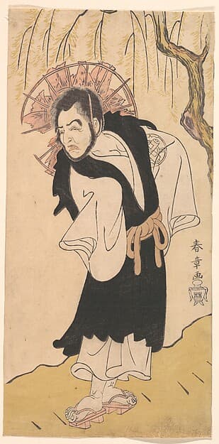 The Actor Nakamura Utaemon I as a Monk under a Willow Tree