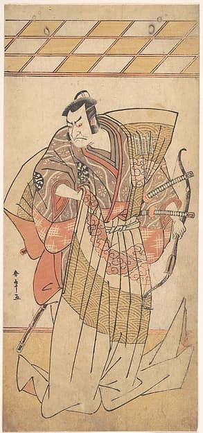 The First Nakamura Nakazo as a Man of High Rank Attired in Naga-Bakama