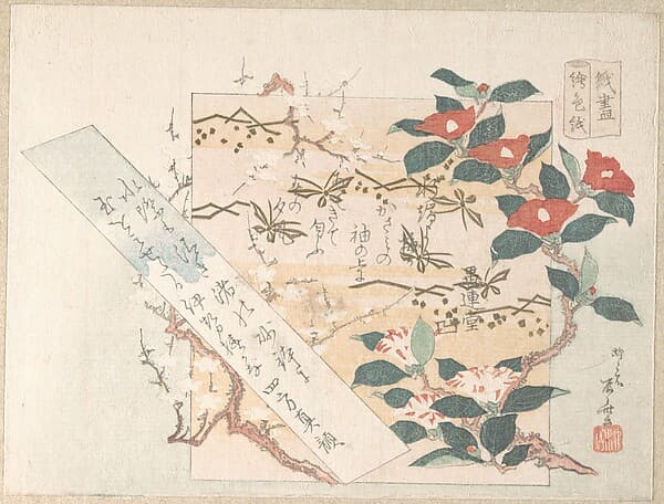 Designs of Writing-Paper with Flowers