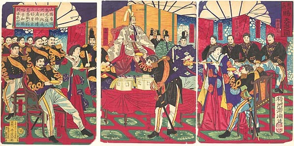 View of the Gift of the Emperor's Gift Cup