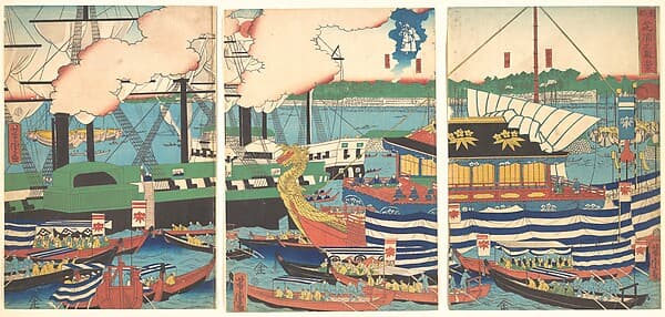 東都芝浦之風景|View of Shibaura, from the series Eastern Capital (Tōto, Shibaura no fūkei)