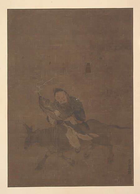 Daoist Riding Horned Animal