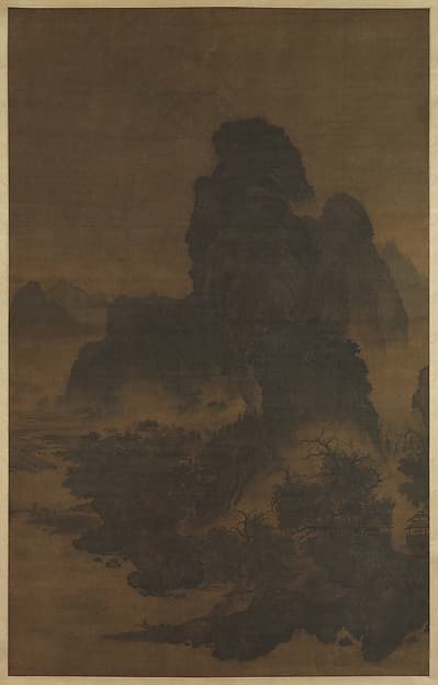 北宋 佚名 倣范寬山水圖 軸|Landscape in the style of Fan Kuan