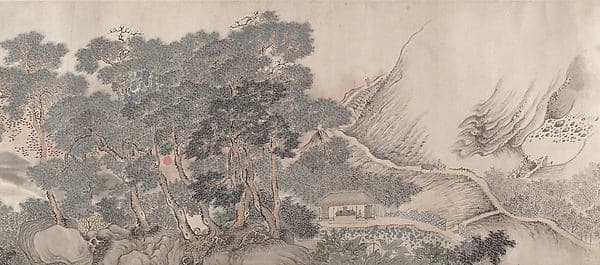 明 魏之克(魏克) 四時倣古山水圖 卷|Landscape of the four seasons in the styles of old masters