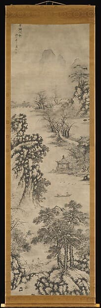 明 謝時臣 四時佳興圖 軸 四幅|Landscapes of the Four Seasons