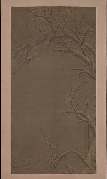 明 徐敬 嵗寒清白圖 軸|The Pure Whiteness of Winter