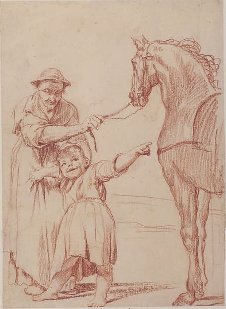 Marcolfa Persuades Cacasenno to Mount a Horse