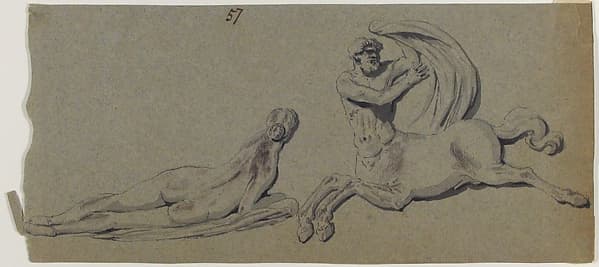 Reclining Nymph and Centaur