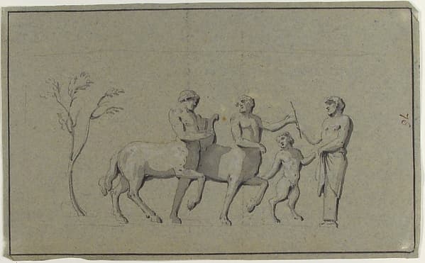Drawing of Group of Centaurs
