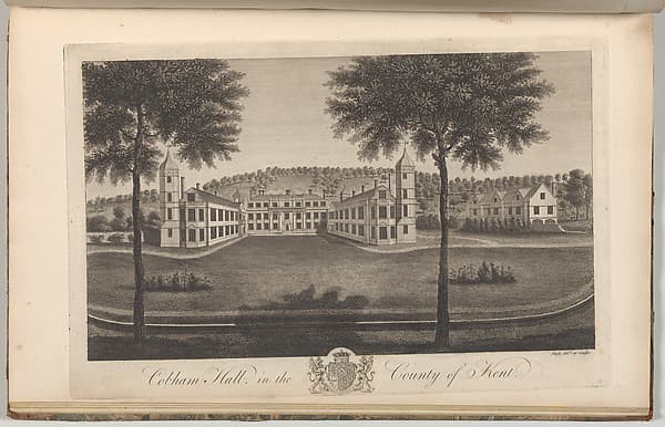 Cobham Hall in the County of Kent, from The History and Topographical Survey of the County of Kent, vols. 1-3