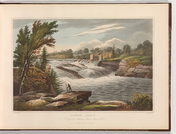 Baker's Falls (No. 8 of The Hudson River Portfolio)