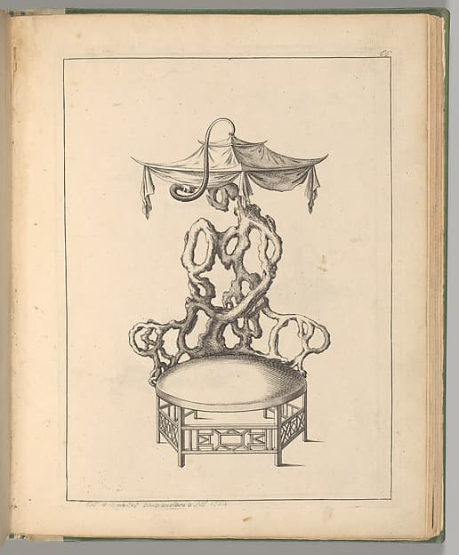 Plate 66: Arm Chair, from "A New Book of Chinese Designs"