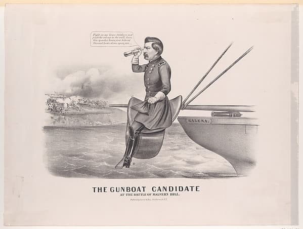 The Gun Boat Candidate, At the Battle of Malvern Hill