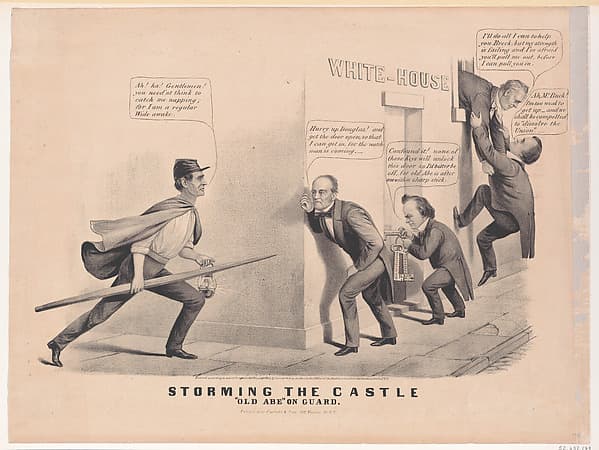 Storming the Castle – "Old "Abe" on Guard