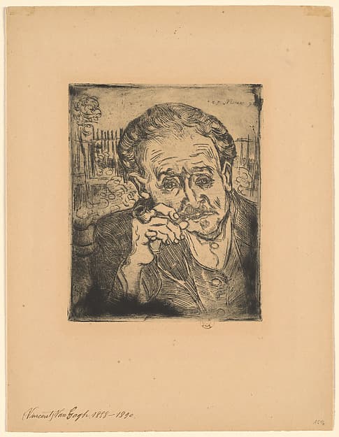 Portrait of Doctor Gachet or Man with a Pipe