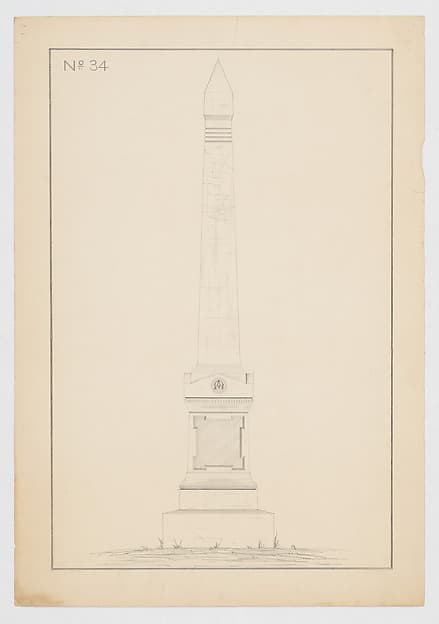 Obelisk Grave Monument, No. 34