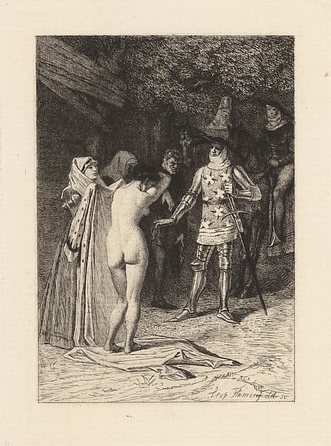 Grisélidis, plate 10 from "The Decameron"